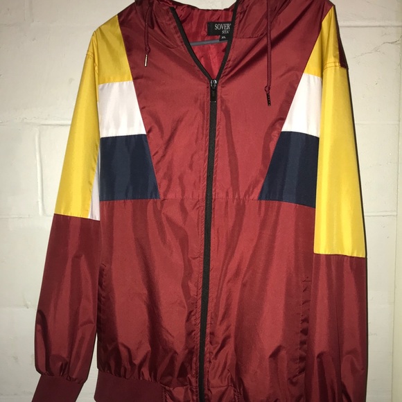 Windbreaker Jacket- Color block Men’s XL - Picture 2 of 3